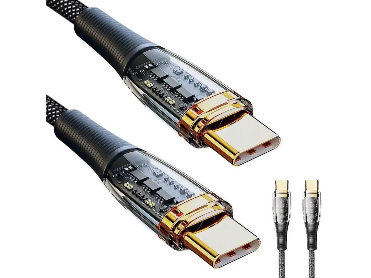 IXJYLCPC IXJYLCPC USB C to USB C Cable 100W 3.3ft Black gender changer — product photo