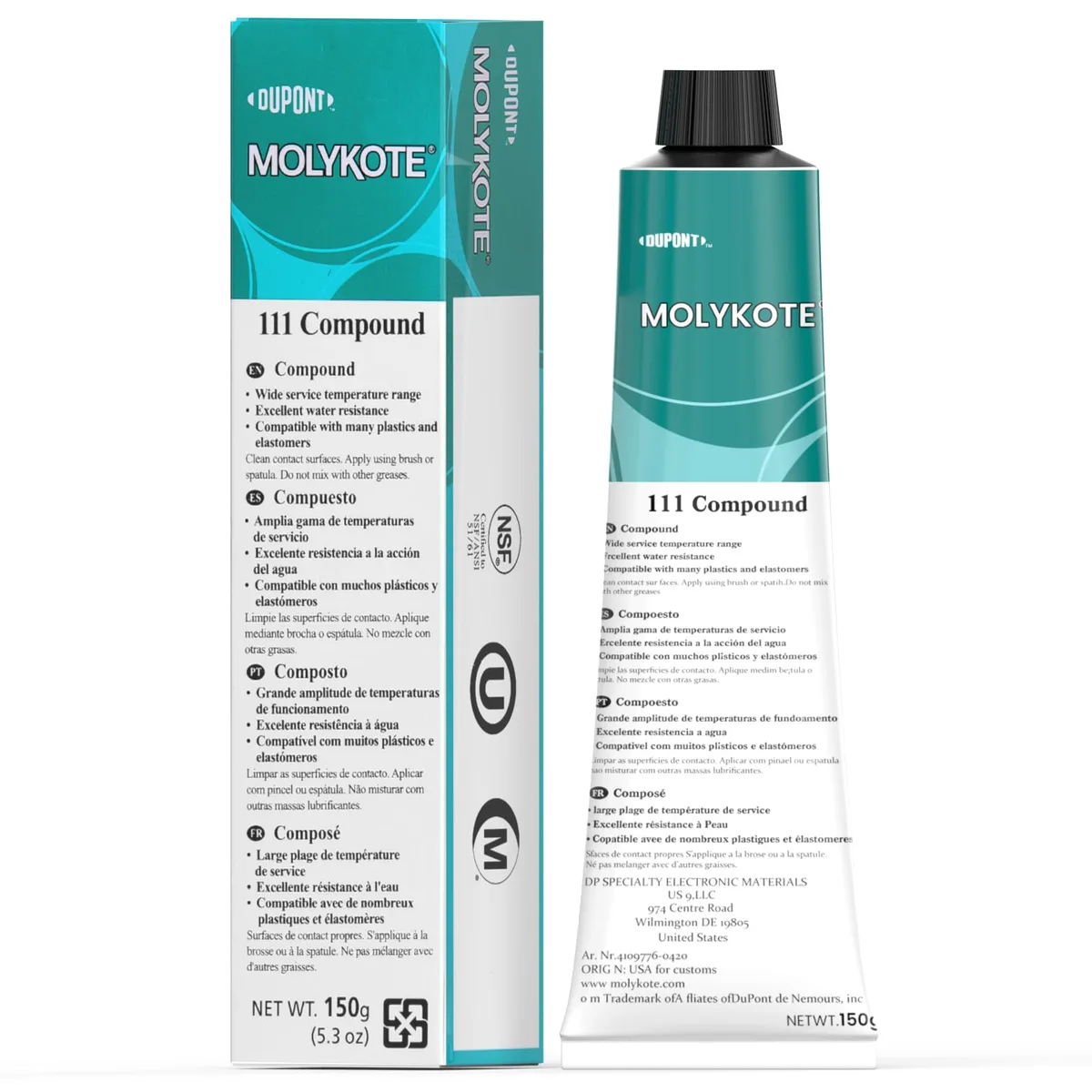  Molykote 111 Silicone Grease 150g 5.3oz — product photo