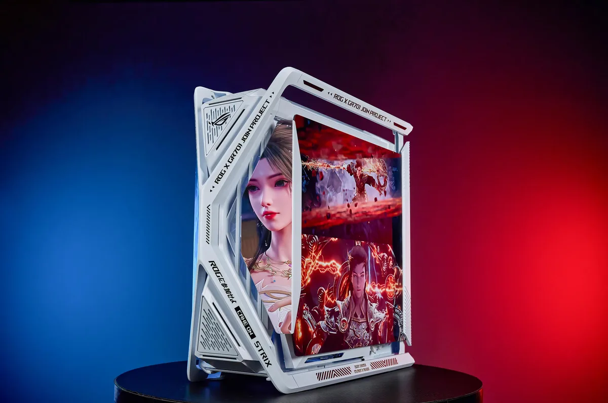 Corn Electronics Corn Electronics GR701 E-ATX Full Tower PC Case 420 mm Radiator Support White — product photo