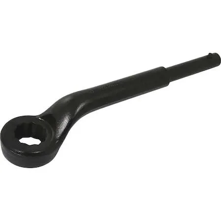 Gray Tools 66536 36 mm 12-point 45° offset strike-free leverage wrench, black oxide finish