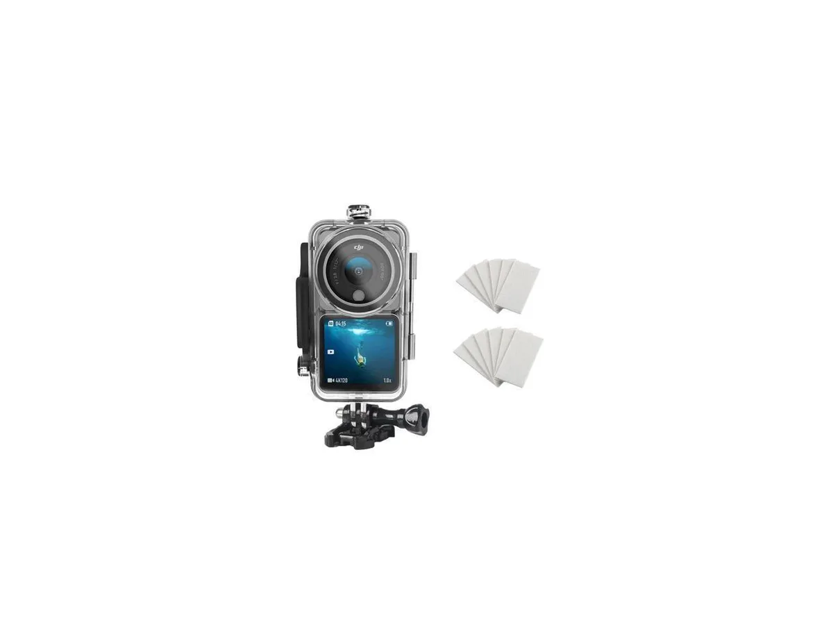 BONAEVER BONAEVER Waterproof Housing Case Kit For DJI Action 2 45M 12 Anti-Fog Inserts — product photo