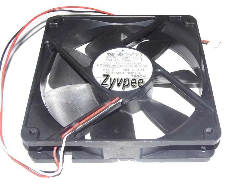 Zyvpee Zyvpee 4710NL-04W-B59 P06 120mm 12V 0.74A 3-pin case fan — product photo