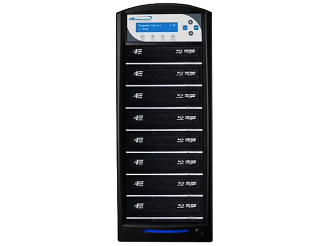 VinPower VinPower SharkBluCP-S8T-BK 1-to-8 Blu-ray DVD CD Duplicator 128M Buffer — product photo