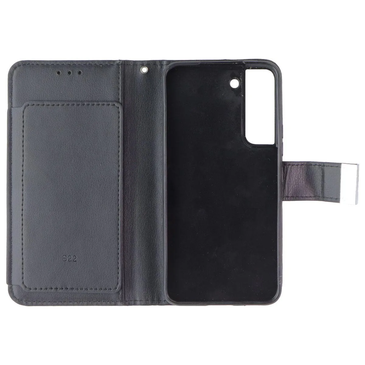 Mybat Mybat MyJacket Wallet Case Samsung Galaxy S22 Black Leather — product photo
