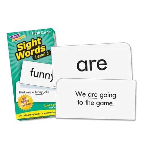 TREND Enterprises Inc. TREND Enterprises Inc. T53017 Sight Words Flash Cards Ages 5-7 — product photo
