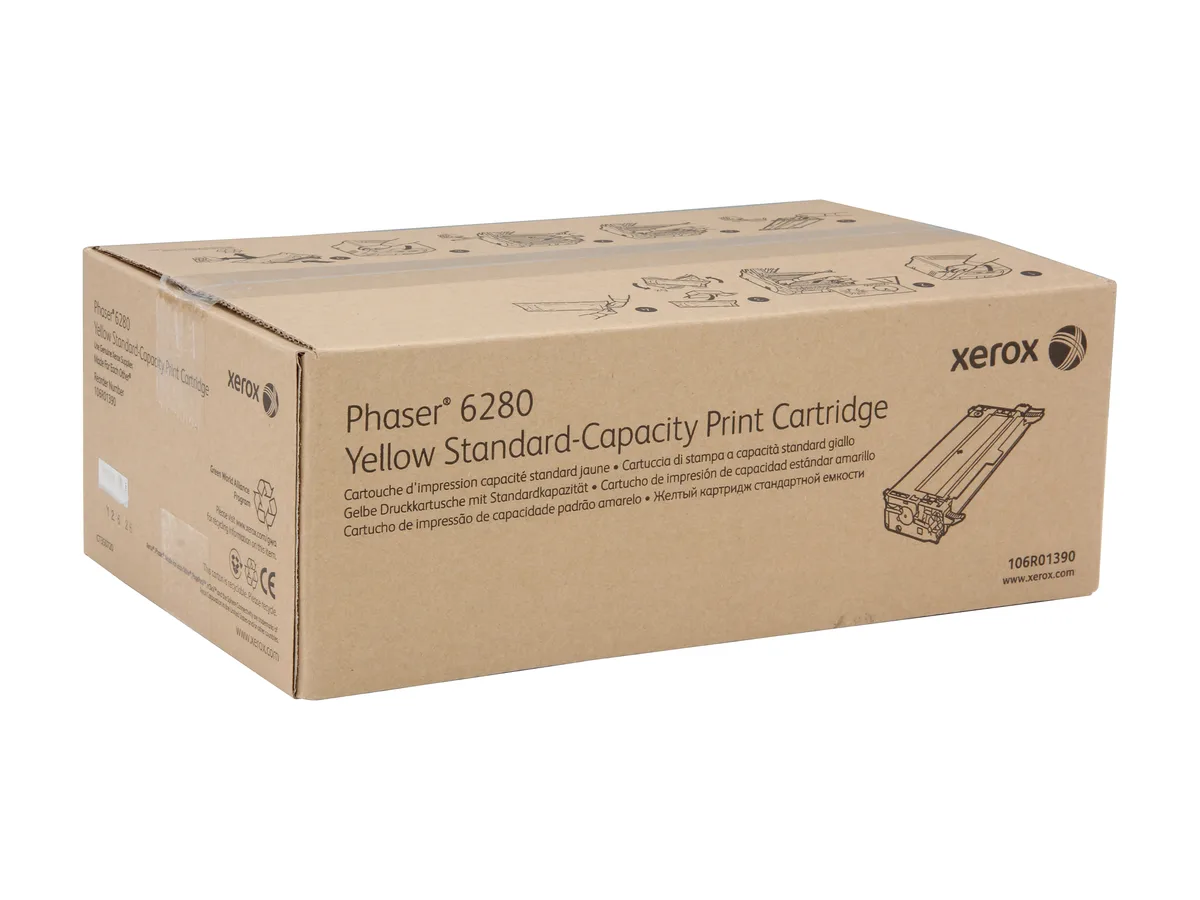 XEROX XEROX 106R01390 Yellow Toner Cartridge 2200 Pages — product photo