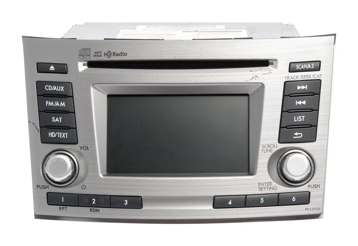 1 Factory Radio 1 Factory Radio 86201-AJ62A receiver 2012 Subaru Legacy AM FM CD — product photo