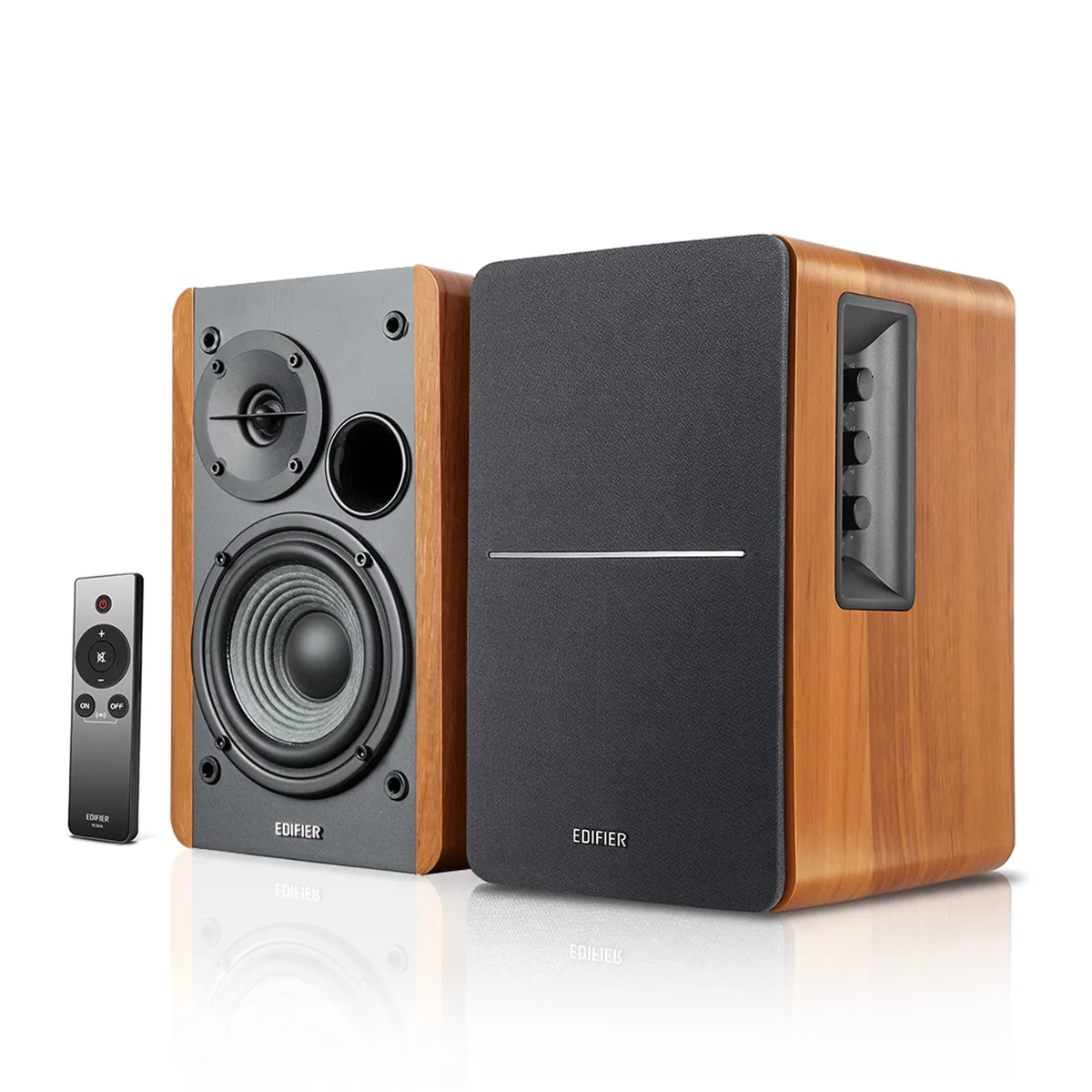 Edifier Edifier R1280Ts Brown 2.0 Bookshelf Speakers 42W 13mm Tweeter Home Audio Speaker — product photo