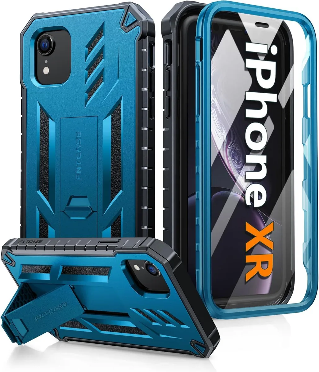 TAURKENAM TAURKENAM iPhone XR Case with Kickstand Blue — product photo