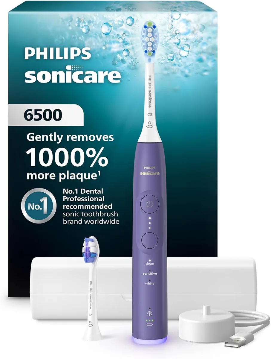 Sonicare Sonicare HX7417/05 6500 Series Electric Toothbrush Purple — product photo