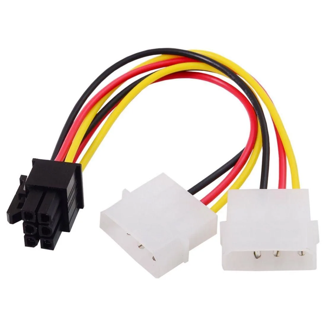 LORDWORLD LORDWORLD IDE Dual 4Pin to ATX 6Pin EPS 12V Graphics Card Adapter 20cm — product photo