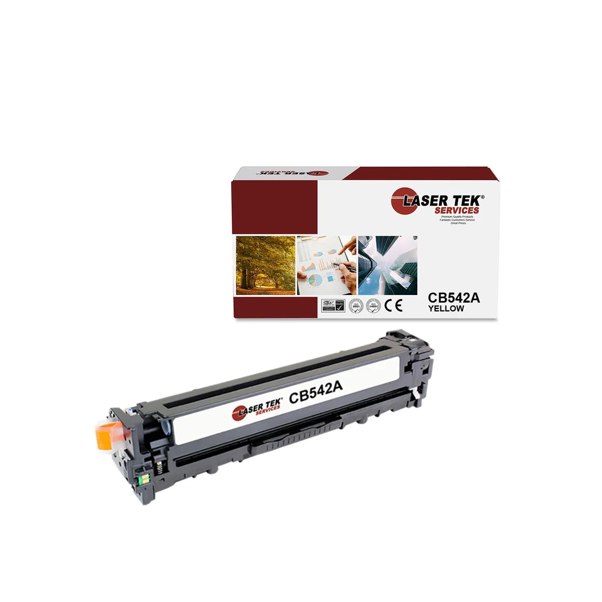 Laser Tek Services Laser Tek Services 125A Yellow Toner CB542A 1400 pages — product photo