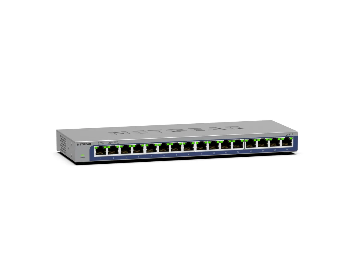 Netgear Inc. Netgear Inc. GS116-300NAS 16-Port Gigabit network switch — product photo