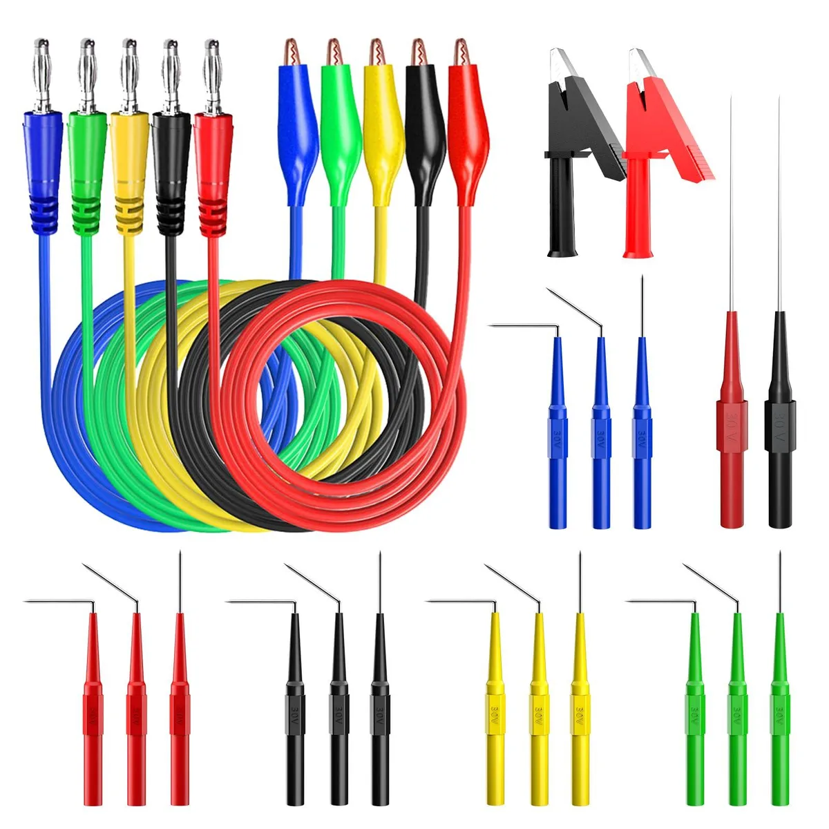 KEHIPI KEHIPI P1920 Electrician Tool Back Probe Kit 15 Probes .07mm 3.3ft — product photo