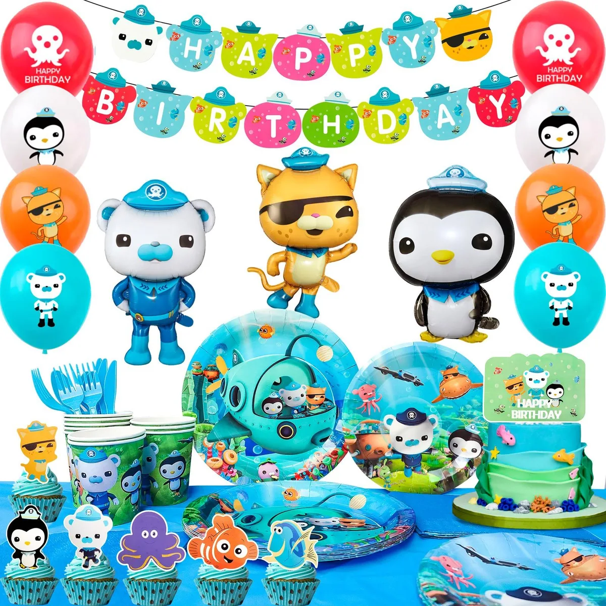 InBoxxarty InBoxxarty Octonauts Party Supply 114 Pieces — product photo
