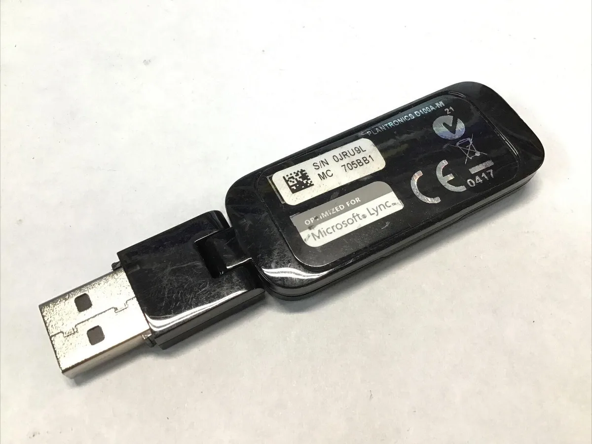 Plantronics Plantronics D100A-M Savi Adapter USB Bluetooth DECT 6.0 Microsoft Lync — product photo