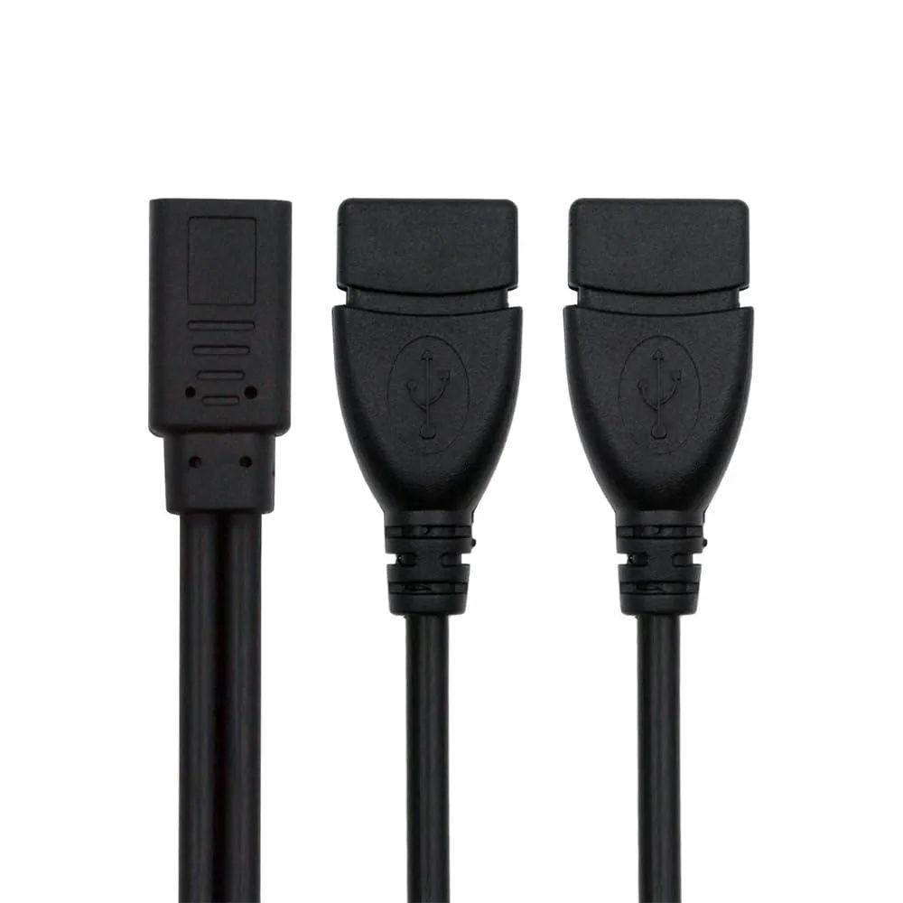 Vszerda Vszerda USB-C to Dual USB 2.0 Type-A Splitter Cable 30cm 32AWG — product photo