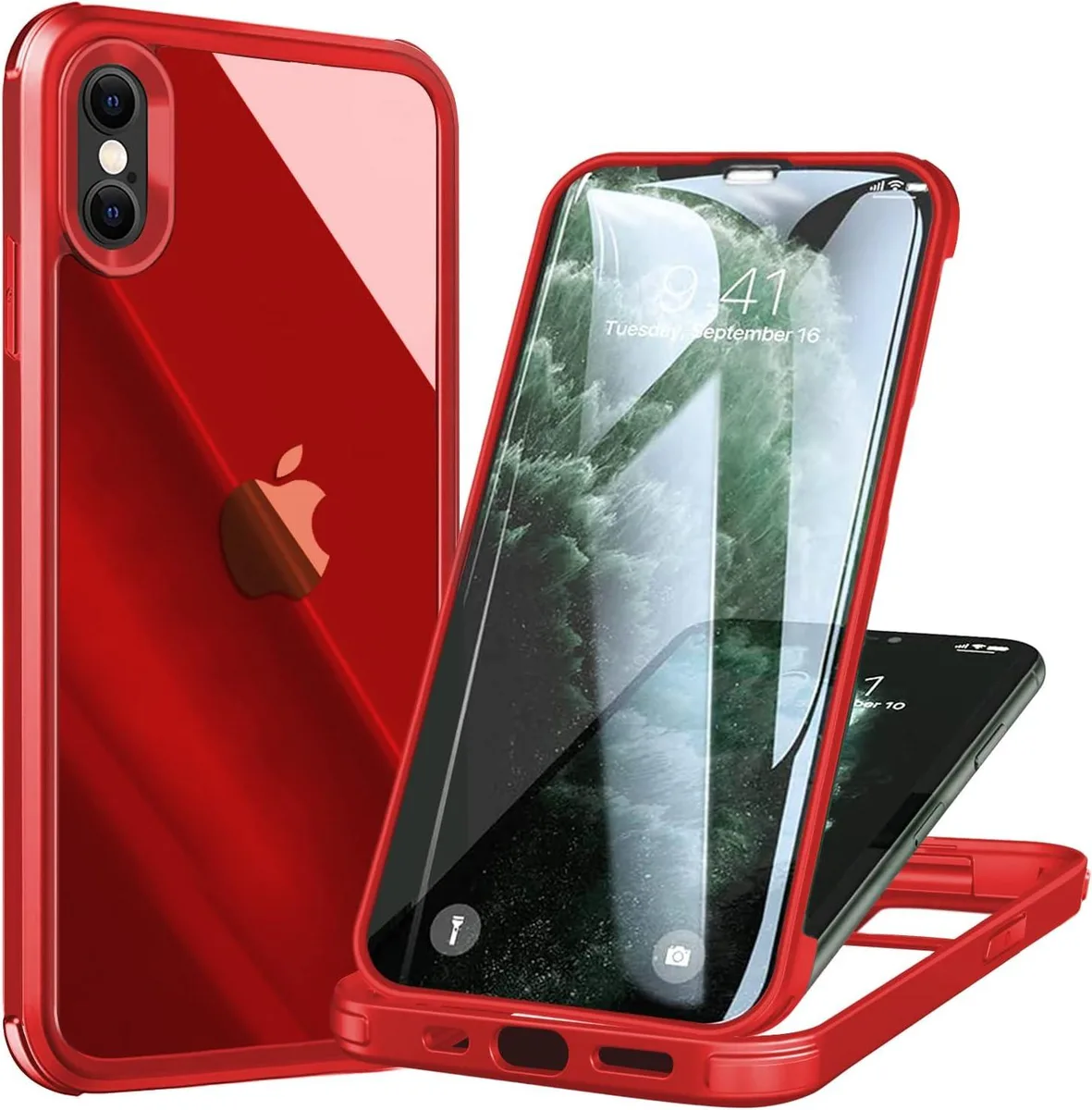 TAURKENAM TAURKENAM iPhone Xs Max Case Red 6.5 inch 2024 — product photo