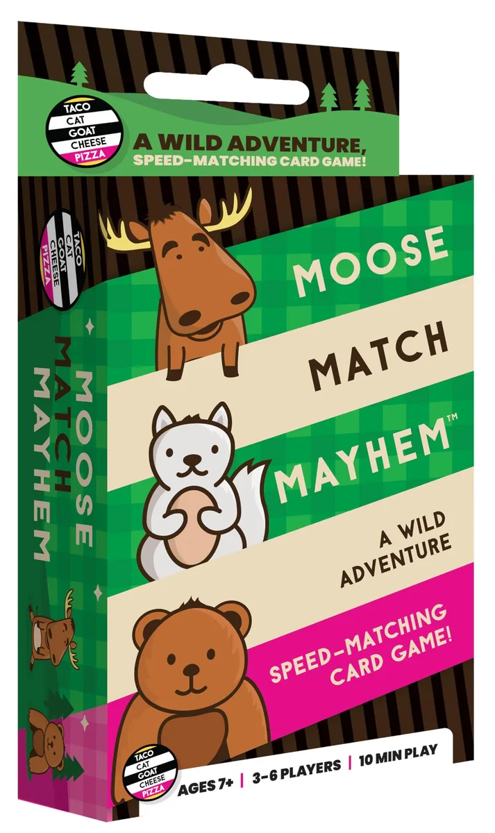 Worry Free Gadgets Moose Match Mayhem DH006517 card game — product photo