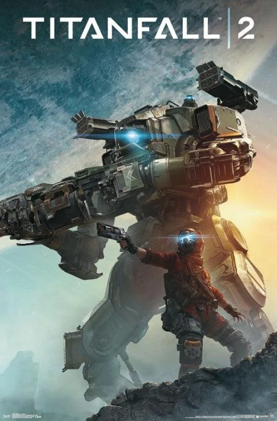 Titanfall 2 deluxe poster, 22 by 34 inches, rolled frameless print