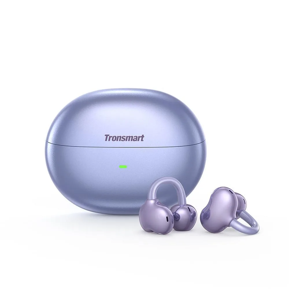 Tronsmart Tronsmart OpenFly Clip Open Ear Clip-On Earbuds Purple — product photo