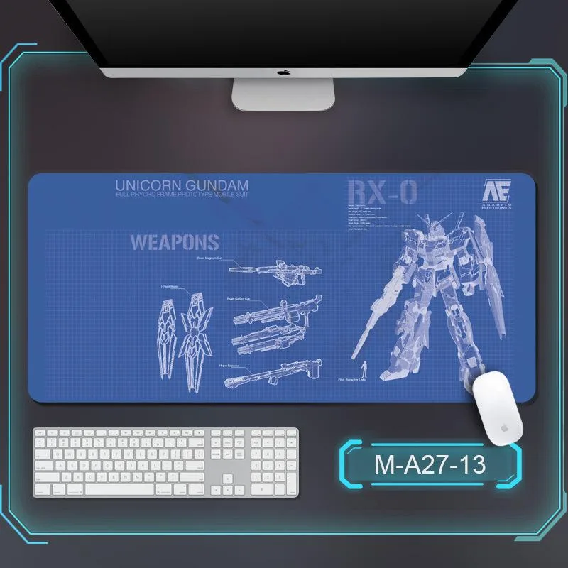 Corn Electronics Corn Electronics Gundam mouse pad 800x300x3mm M-A27-13 — product photo