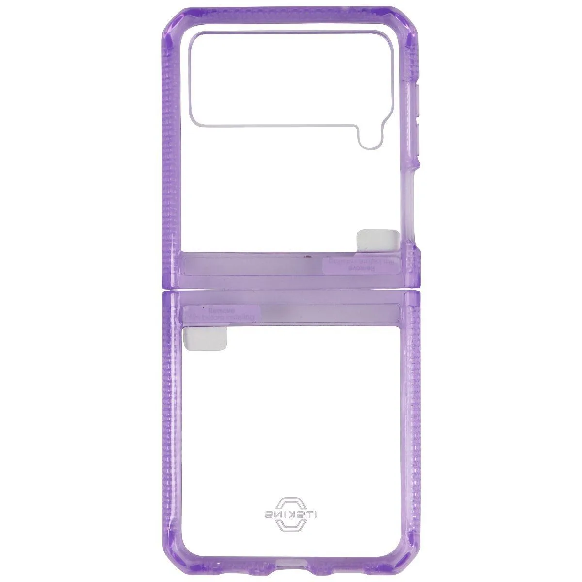 ITSKINS ITSKINS Hybrid Clear Case Galaxy Z Flip3 5G Lavender Transparent — product photo