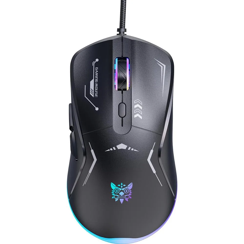 Hitoor Hitoor Wired Gaming Mouse 3600 DPI 6 Buttons RGB Black — product photo
