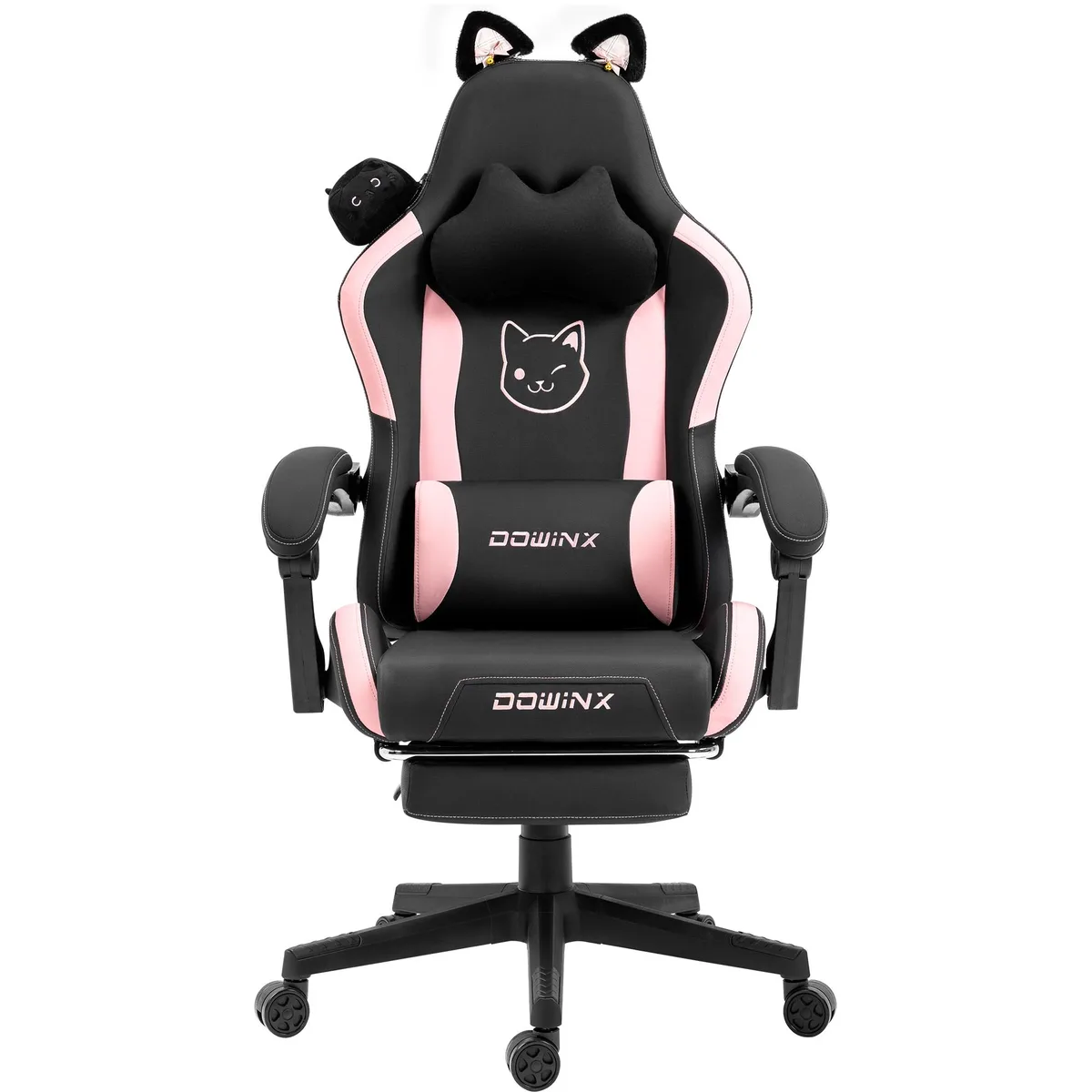Dowinx Dowinx LS-6655 Gaming Chair Black 90°-140° Recline 300 lb — product photo
