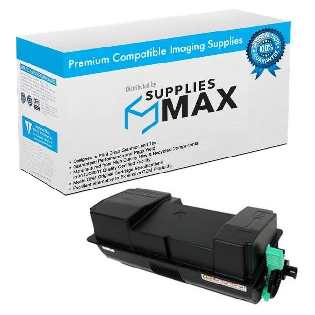 SuppliesMax SuppliesMax Lanier 407823 Compatible Black Toner Cartridge 25000 Pages — product photo