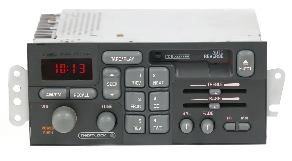 1 Factory Radio 1 Factory Radio 16231672 AM FM Cassette Receiver 1996-2003 Pontiac — product photo