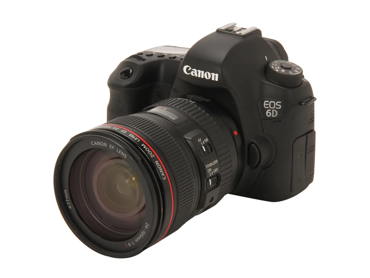 Canon Canon EOS 6D 8035B009 20.2MP Full-Frame DSLR Camera with EF 24-105mm f/4L IS USM Lens — 商品写真