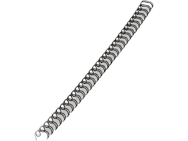 FELLOWES FELLOWES 5255601 Wire Binding Combs 9/16" 130 Sheet Black 25 Pack — product photo