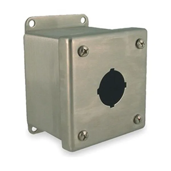 Wiegmann Wiegmann PBSS1 30mm Pushbutton Enclosure 3.50 in H 304 SS — product photo