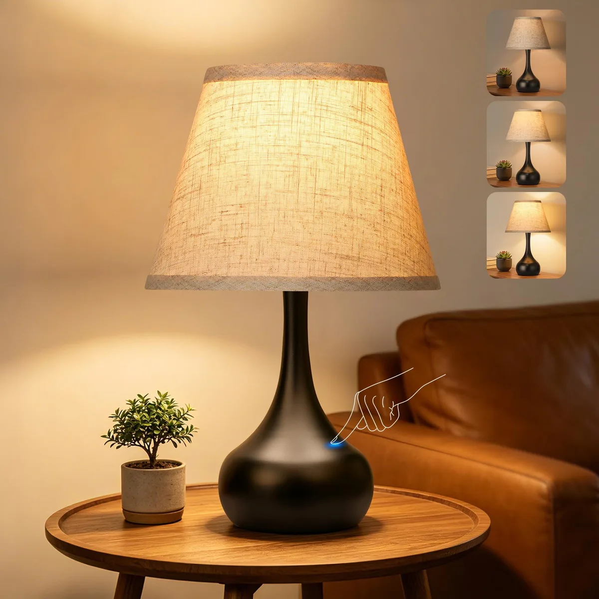 PARTPHONER PALP515BB1 table lamp 16.93 H inches — product photo