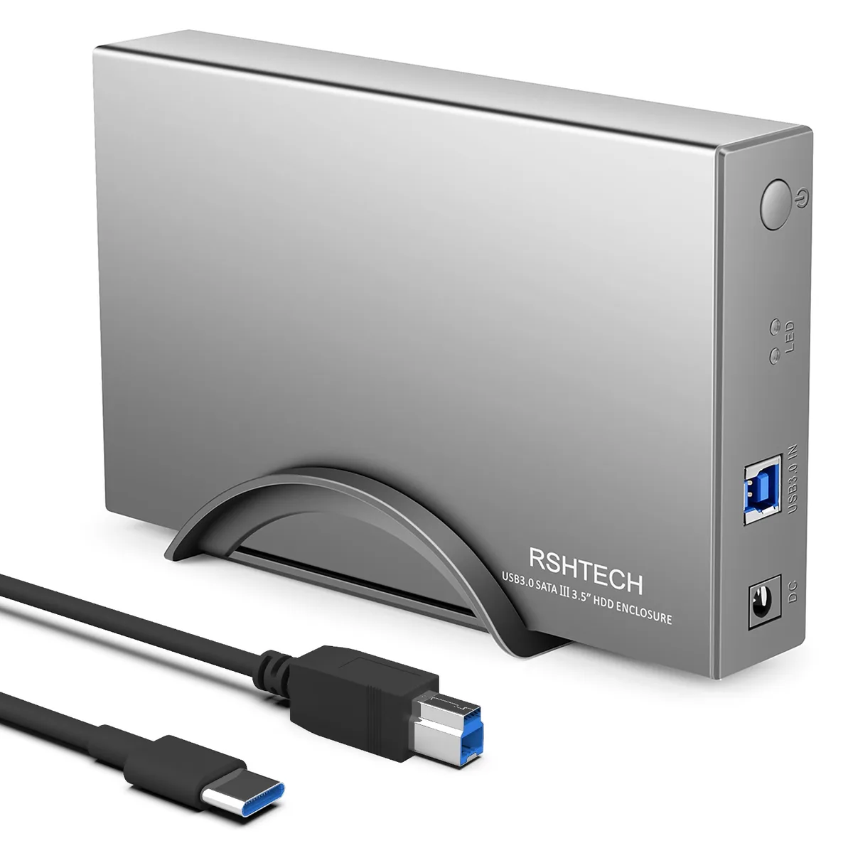 RSHTECH RSHTECH RSH-339C USB 3.0 3.5" SATA Aluminum Drive Enclosure 16TB — product photo