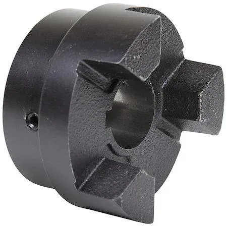 Cast iron jaw coupling hub L225, 55 mm bore, 127 mm OD, 137 mm length