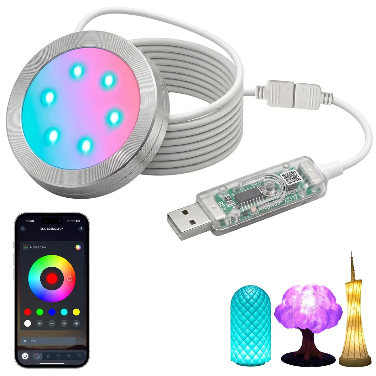 Uczdru UYD0021U Smart LED Lamp Kit 001 light fixture — product photo