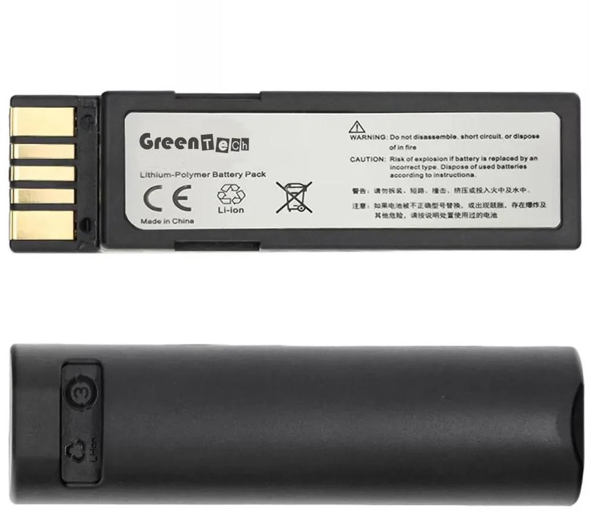 GreenTechLLC GreenTechLLC BTRY-36IAB0E-00 scanner battery 3.6V 3200mAh — product photo