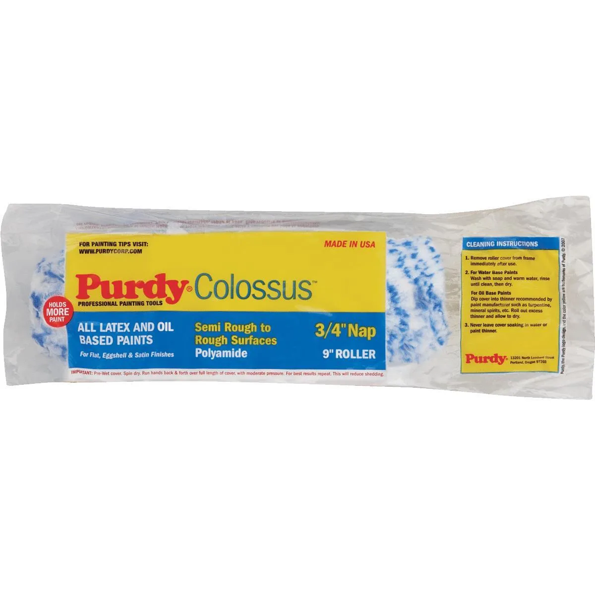 PURDY PURDY 144630094 9" Paint Roller Cover — product photo