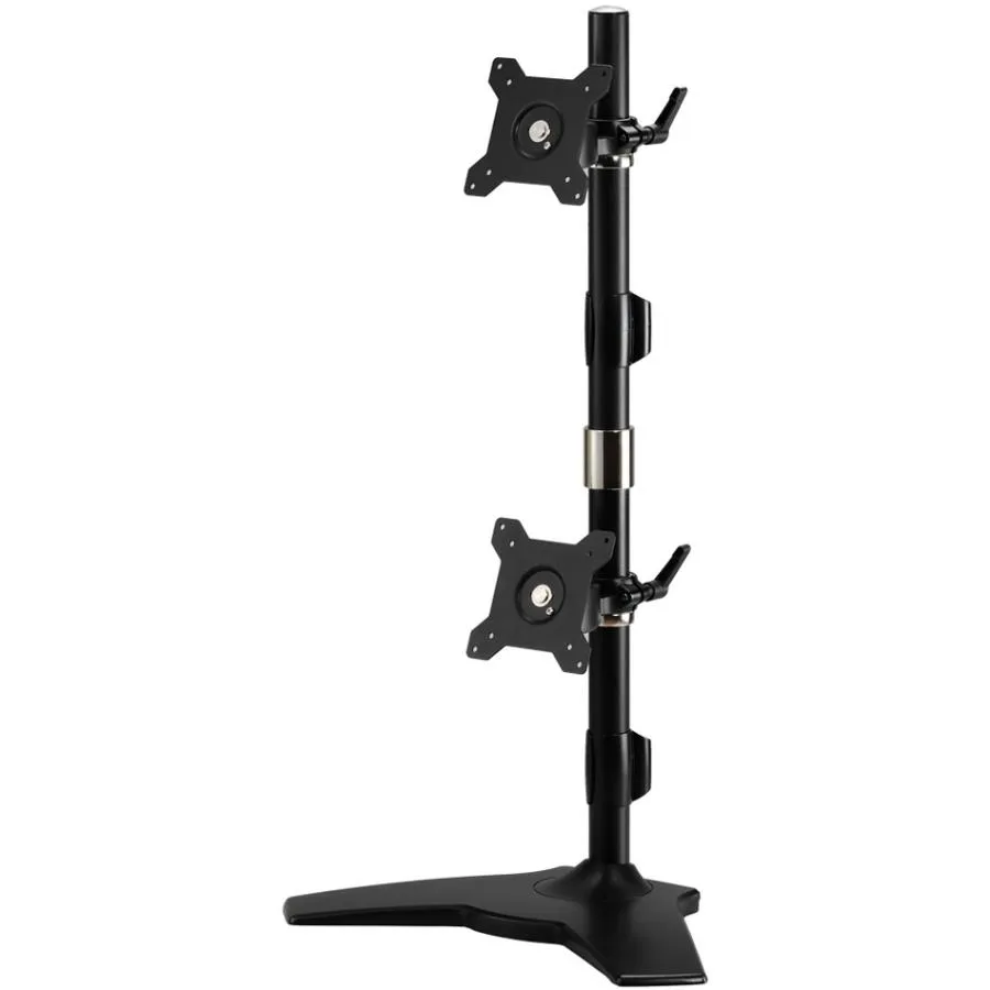 Amer Networks Amer Networks AMR2SV dual vertical monitor stand 24 in 17.6 lbs 27.8 in max height — product photo