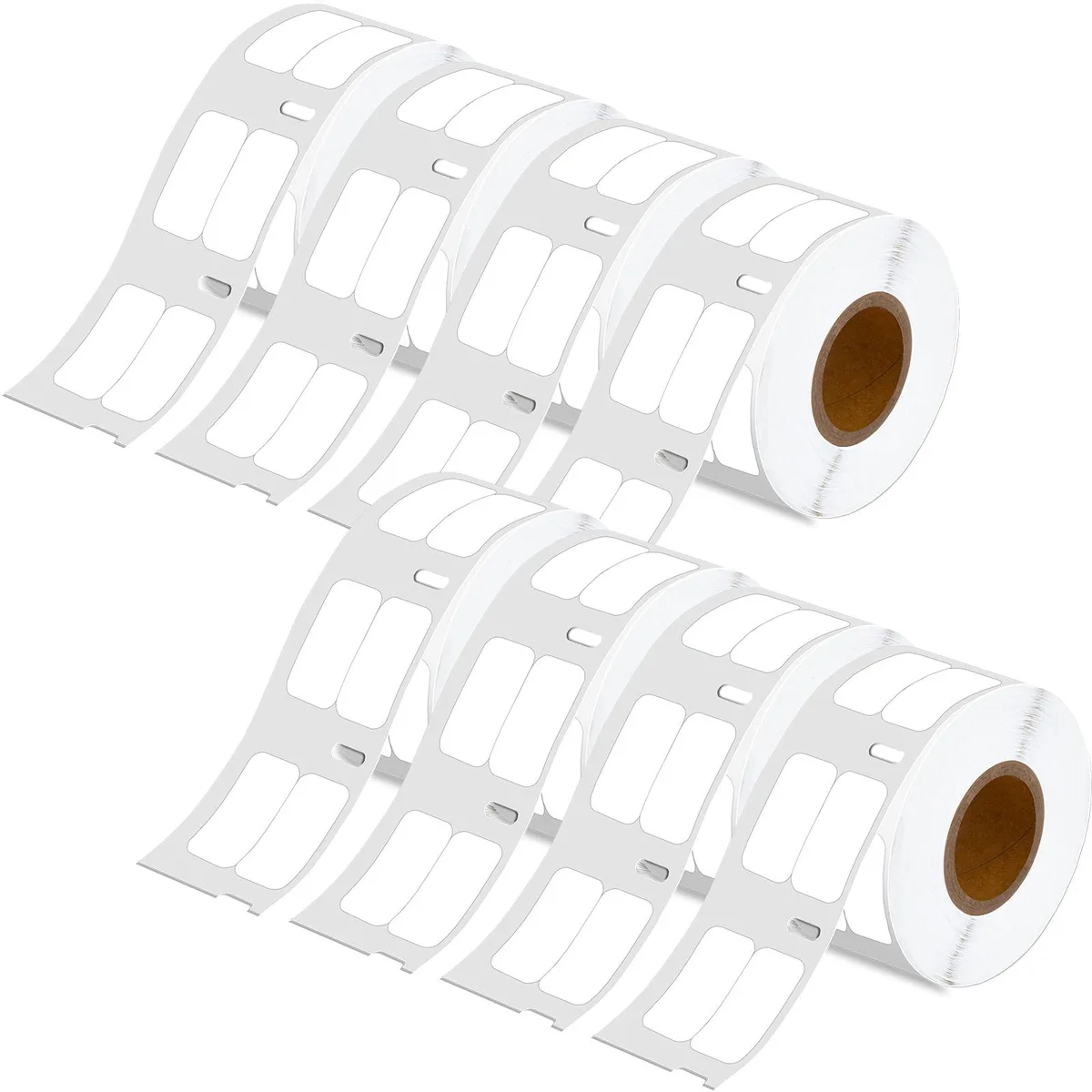 GREENCYCLE GREENCYCLE DM-30333 1/2" x 1" Direct Thermal Labels 8 Rolls 1000/Roll — product photo