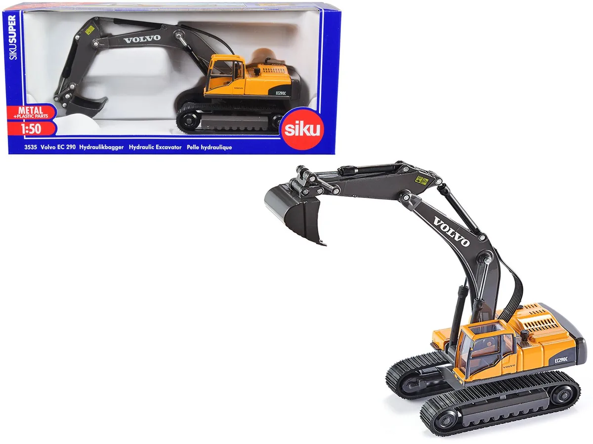 Siku Siku Volvo EC290 Hydraulic Excavator 1/50 Diecast Model Yellow — product photo