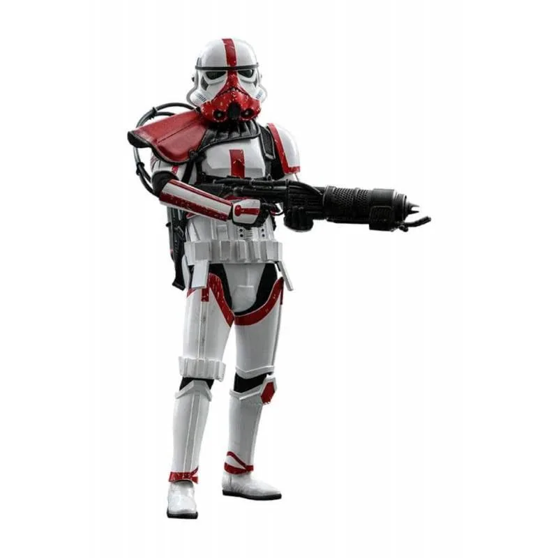Hot Toys Hot Toys TMS012 Star Wars The Mandalorian Incinerator Stormtrooper action figure — product photo
