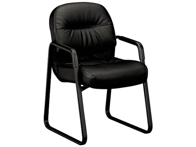 HON HON 2093SR11T 2090 Pillow-Soft Guest Arm Chair Black/Red — product photo