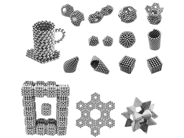 actoper actoper p5mm512sb hobby collectible 512pcs silver magnets — product photo
