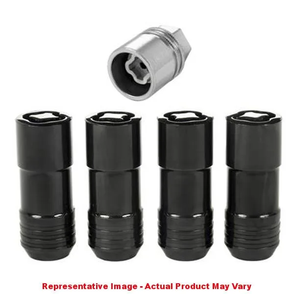 MCGARD MCGARD 24208 Chrome/Black Cone Seat Wheel Locks M14 x 2.0 13/16" Hex accessories - wheel — product photo