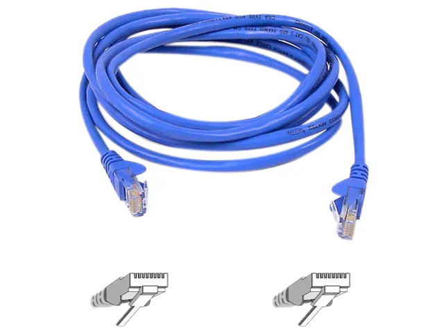 Belkin Belkin A3L9002-25-BLUS network ethernet cable Cat 6 25 ft Blue — product photo