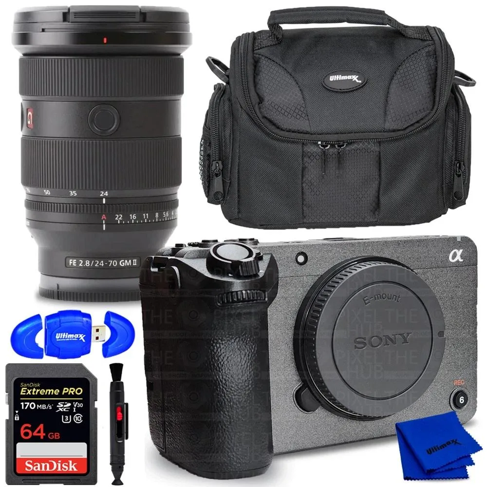 Sony Sony FX30 26.1MP APS-C Cinema Camera with FE 24-70mm f/2.8 GM II Lens Kit — product photo