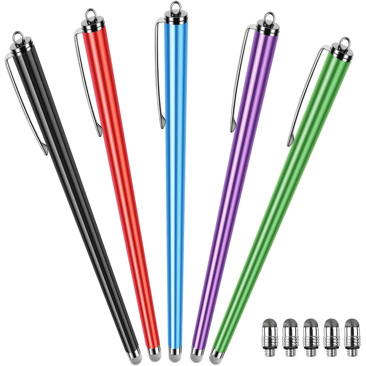  JSLAJO Long Stylus 5 Pack 7.3 inch Capacitive Pen — product photo
